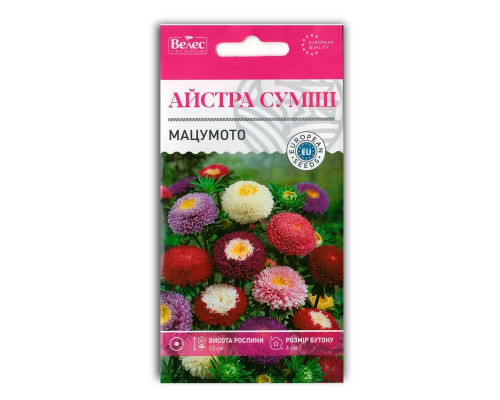 Насіння квітів Айстра Мацумото фото